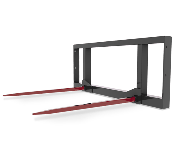 HLA Double Bale Spear for skid steers or tractors