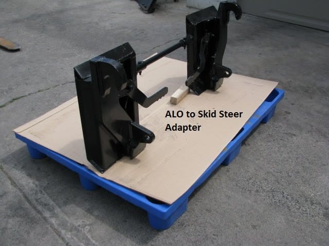 adapter euro/alo to skid steer