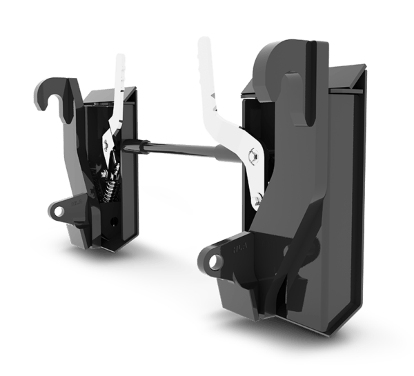 Euro to skid steer adapter, also known as a Global to skid steer adapter