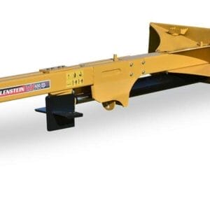 inverted wood splitter for skid steer