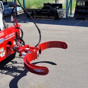 skid steer mounted barrel handler