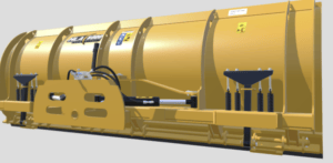 snow blade for wheel loader
