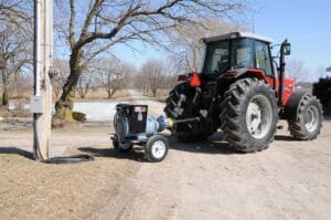 Tractor with PTO generator