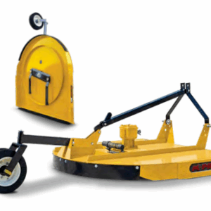 tractor 3PH yellow mower with wheel