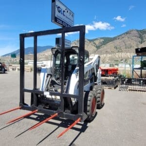 HLA Four Prong Bale Spear w/ 80" Rigid Frame, 34" Tines Euro / Global